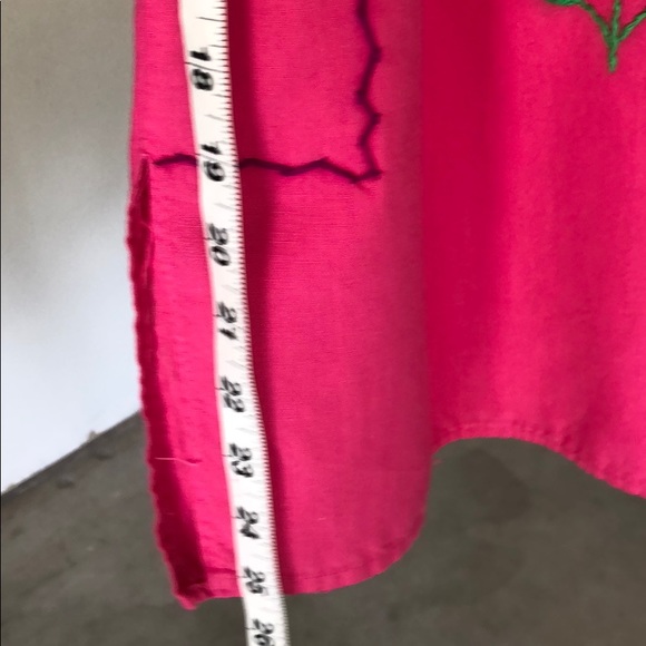 Little girls pink embroidered dress - Picture 8 of 8